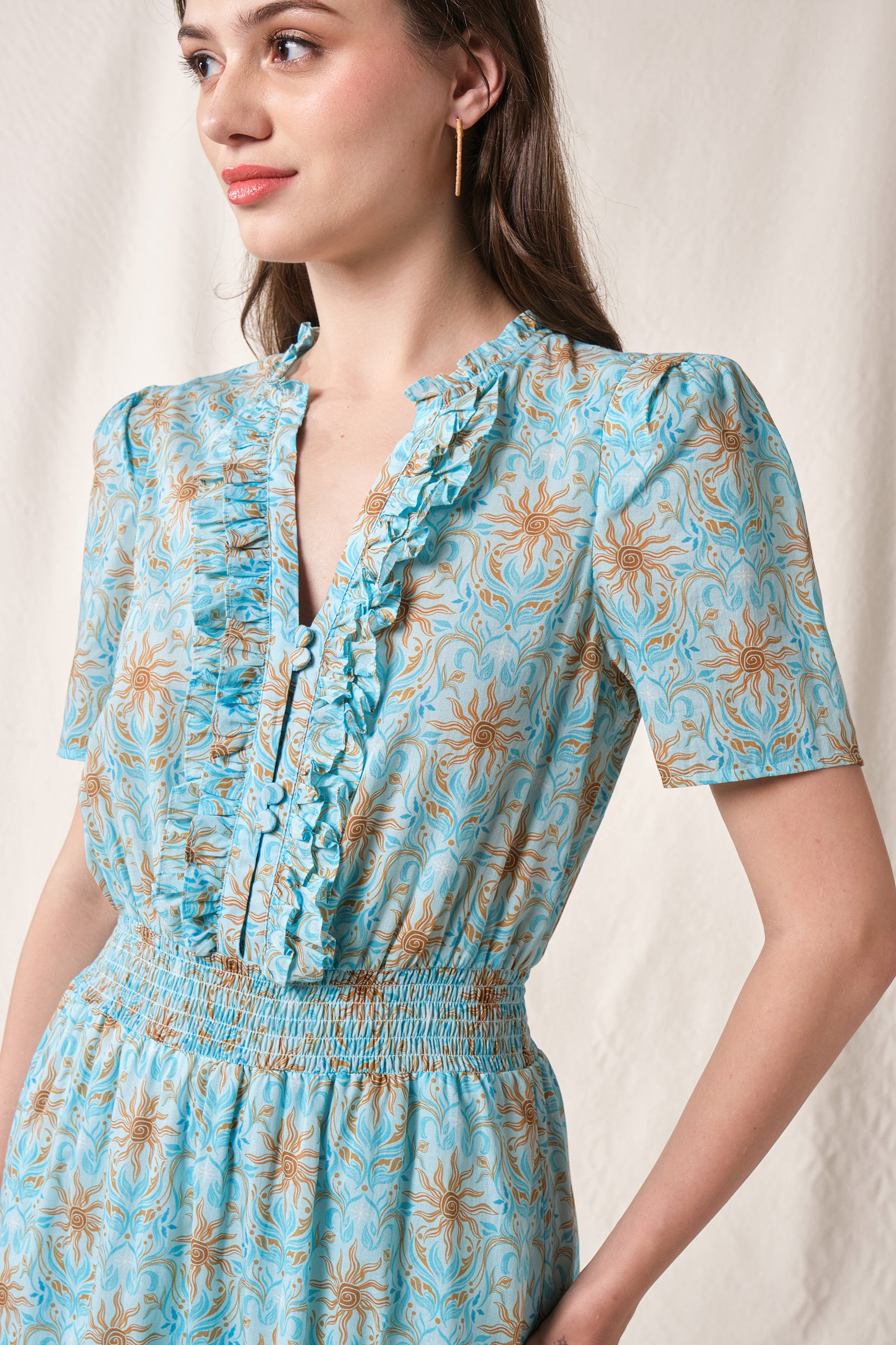 MARNIE Dress in Blue Mentari