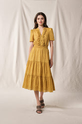 MARNIE Dress in Yellow Tebu