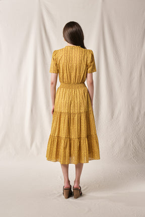 MARNIE Dress in Yellow Tebu