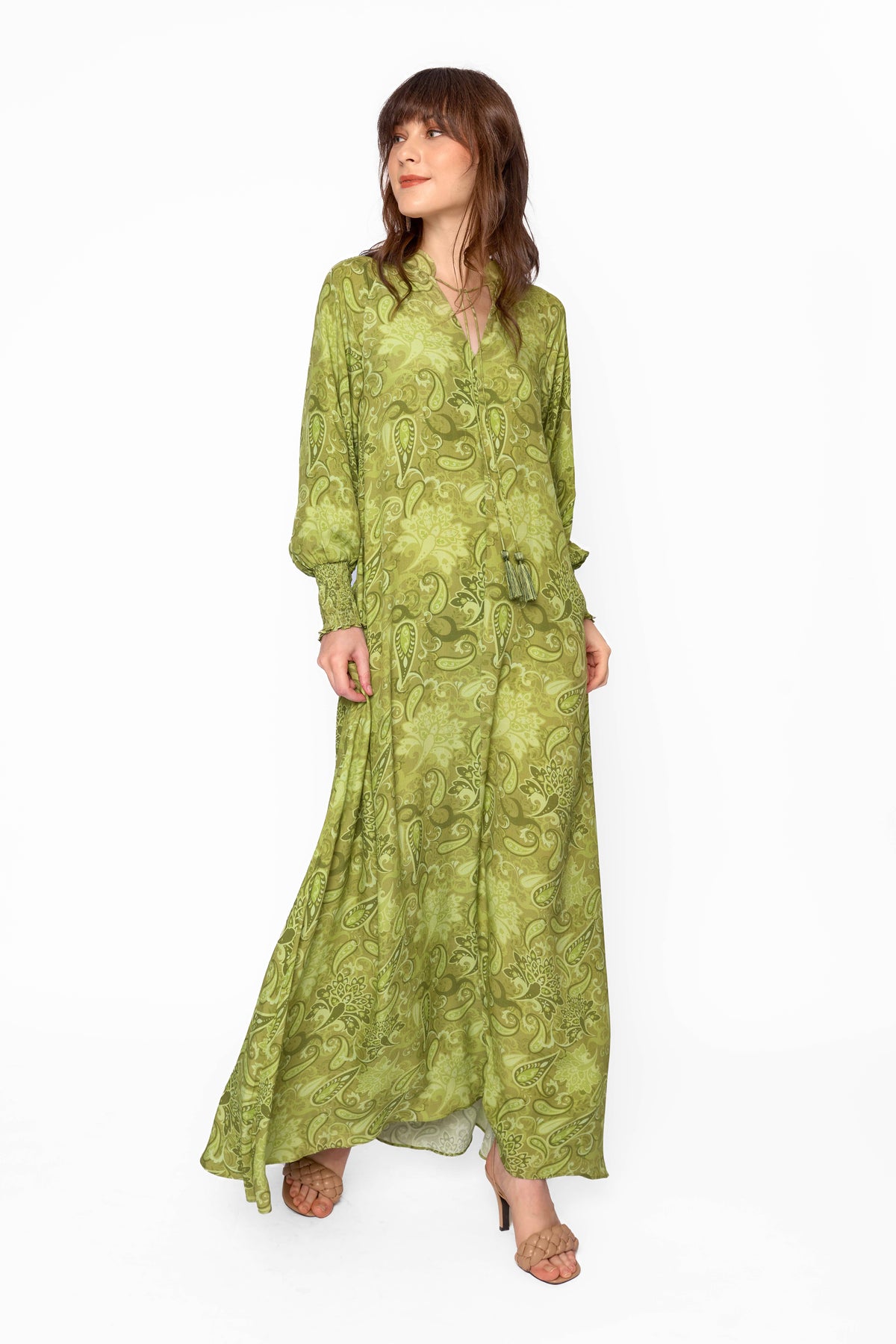 MAYLA Dress in Green Pakis