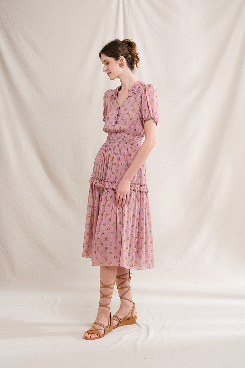 MILA Dress in Magnolia Pink