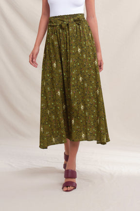 LAURA Skirt in Green Macca