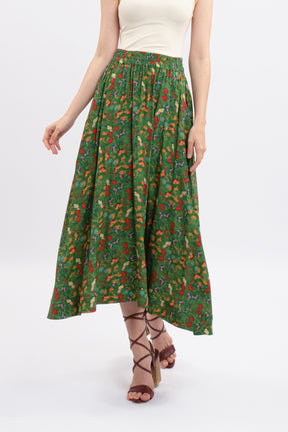 MIRA Skirt in Green Maros