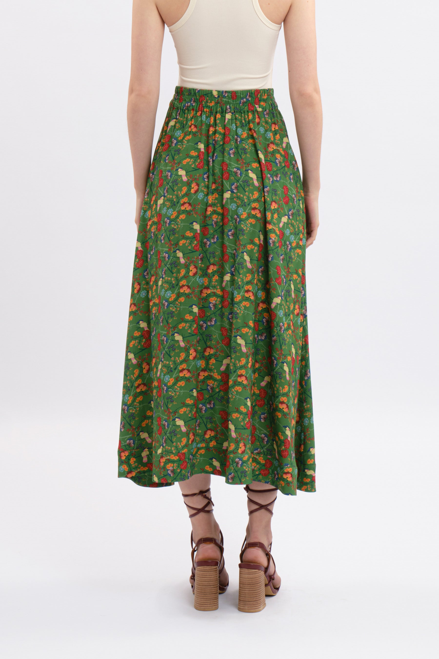 MIRA Skirt in Green Maros