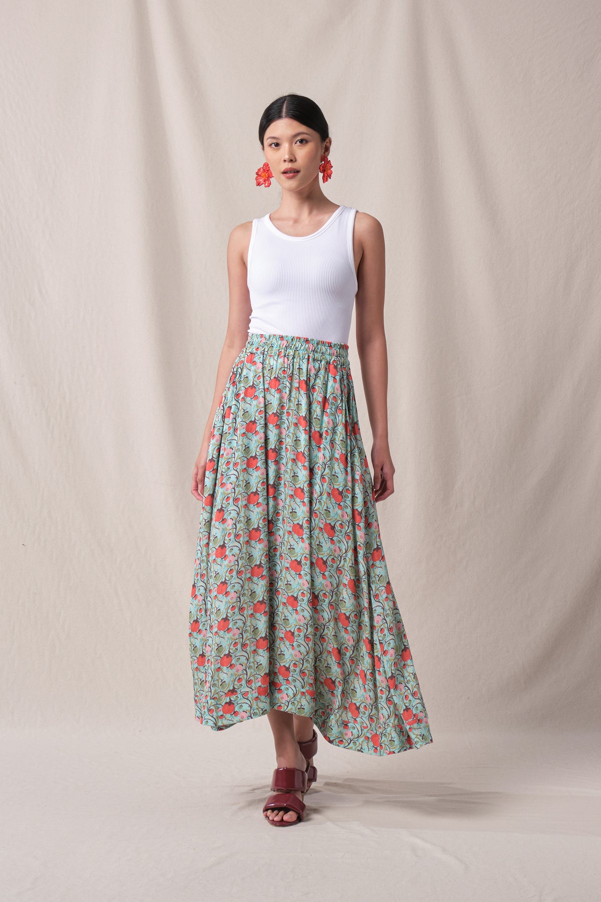 MIRA Skirt in Mint Manggis