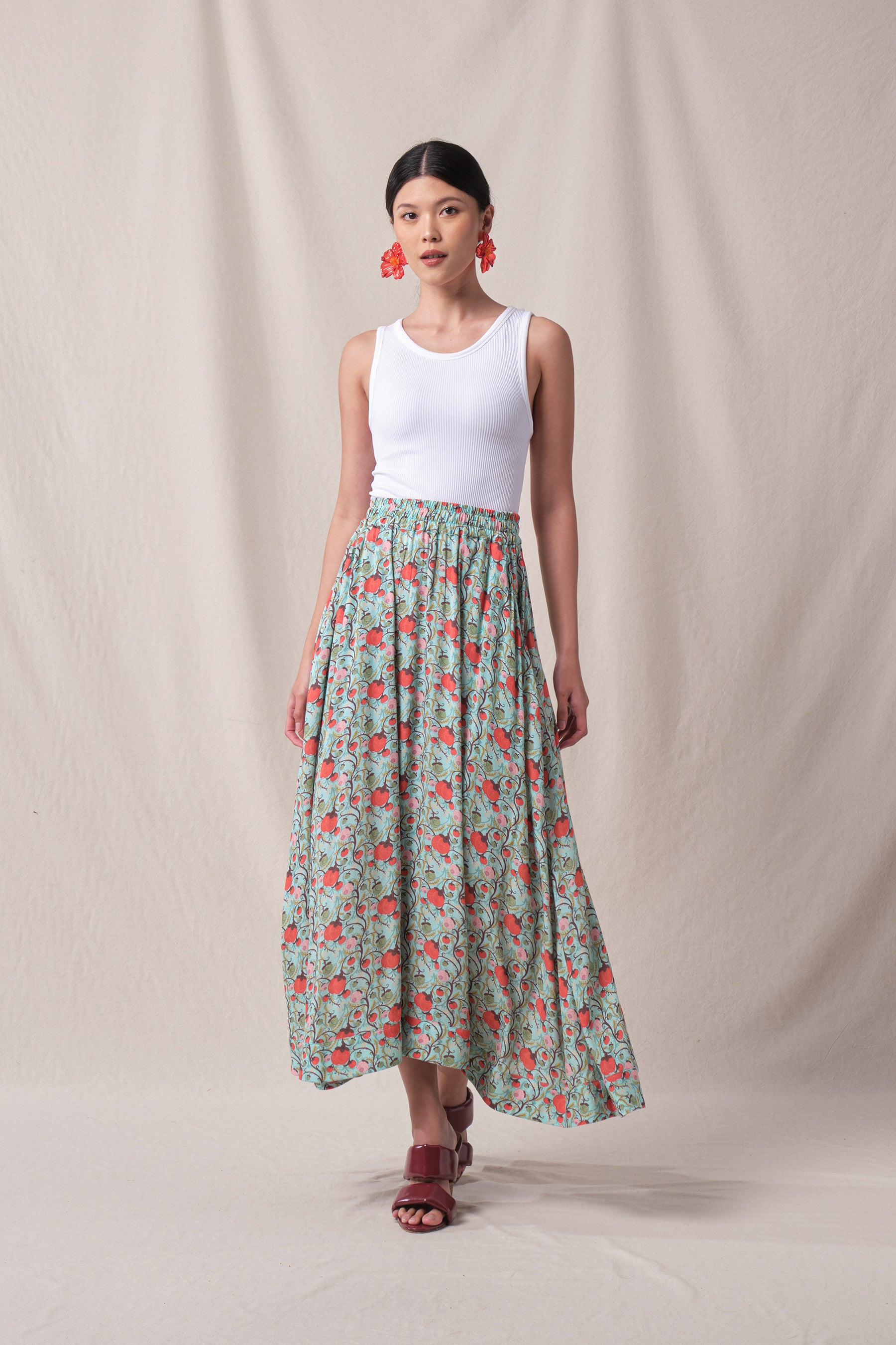 MIRA Skirt in Mint Manggis