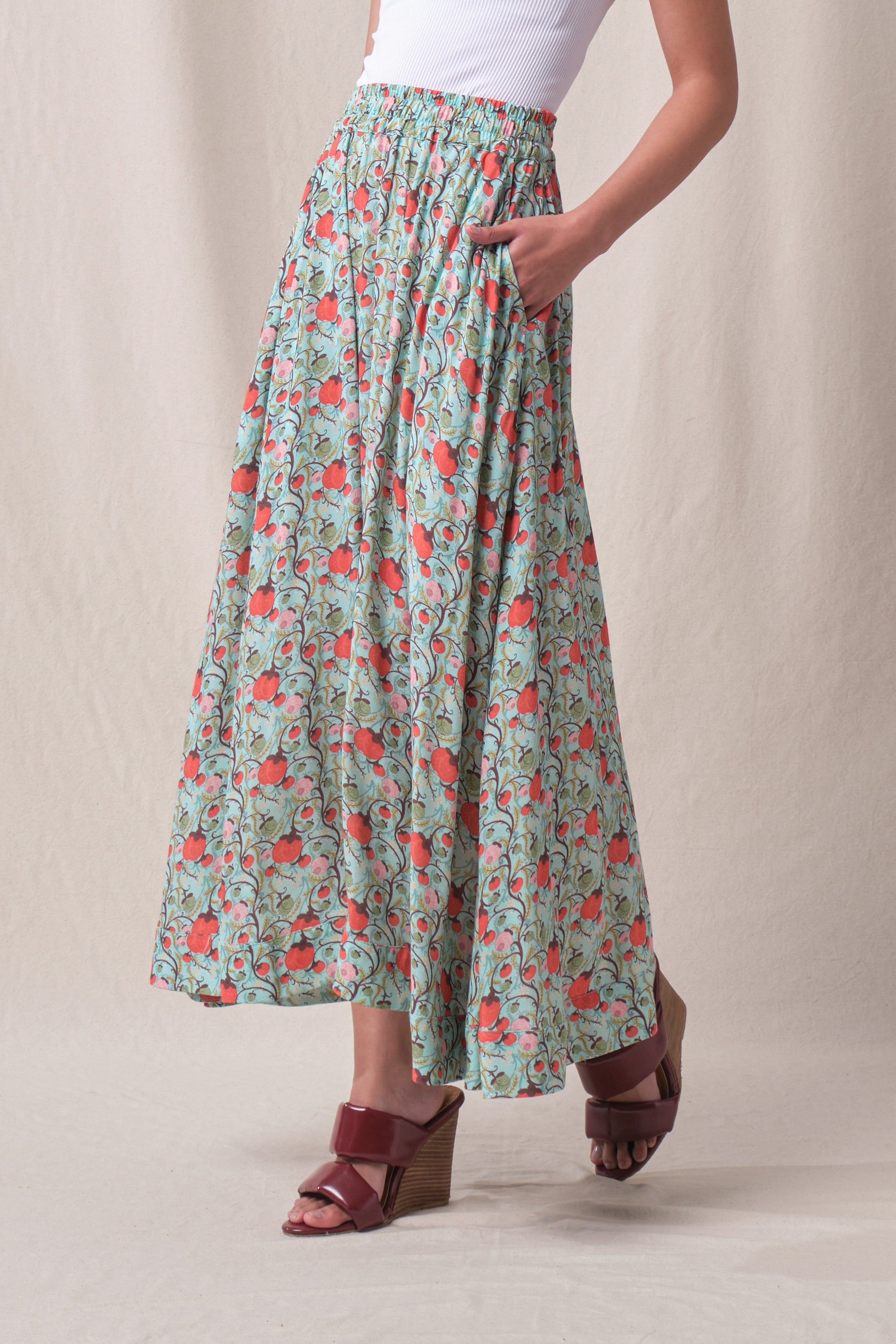 MIRA Skirt in Mint Manggis