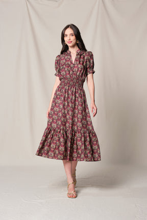 NARIN Dress in Red Sumpang