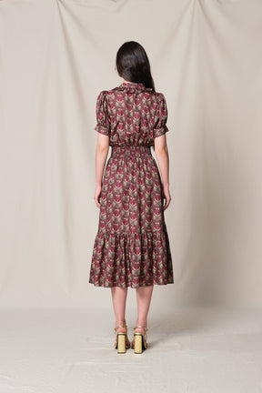 NARIN Dress in Red Sumpang