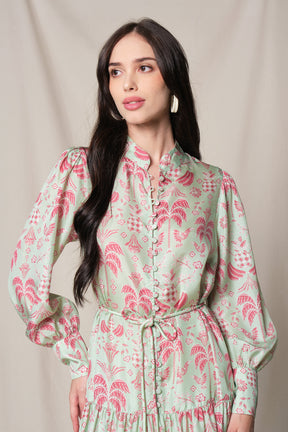 NATYA Dress in Green Colada