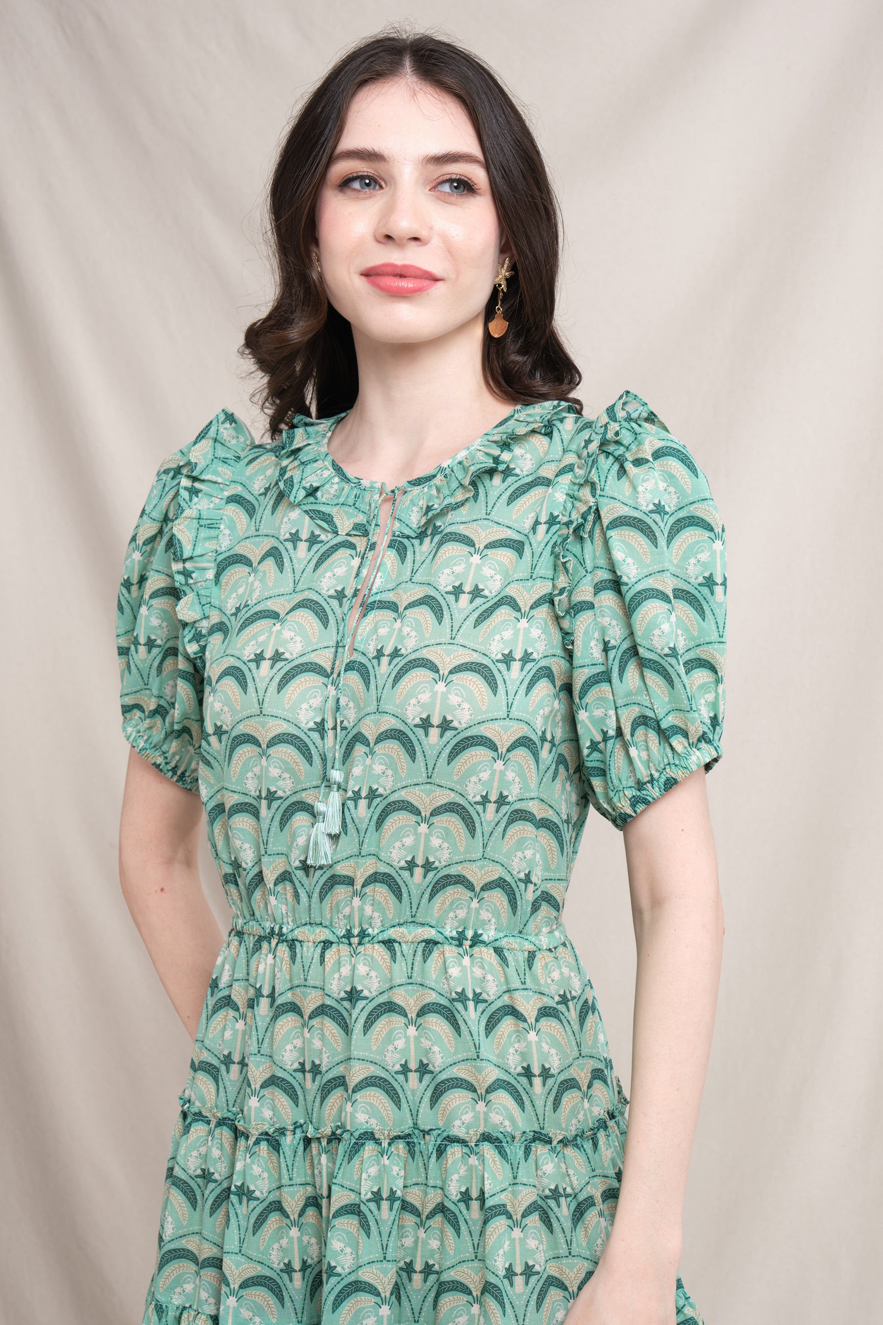 NESSA Dress in Mint Tatiala