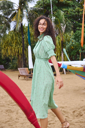 AGATHA Dress in Green Canang