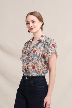 NIKA Top in Beige Delima