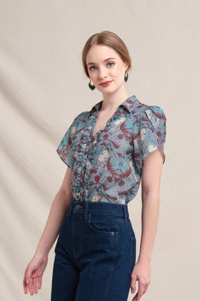 NIKA Top in Gray Delima