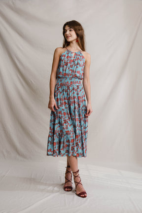 ODETTE Dress in Blue Pepaya