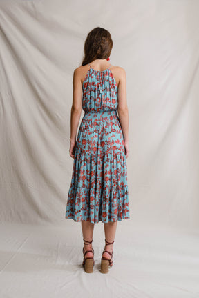 ODETTE Dress in Blue Pepaya