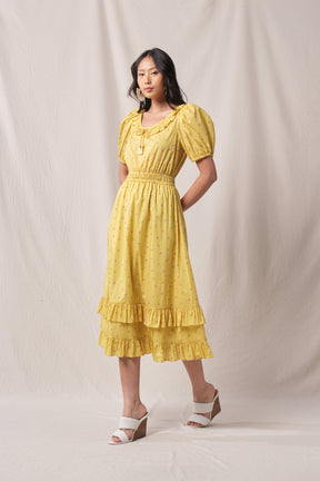 PAULITA Dress in Yellow Canang