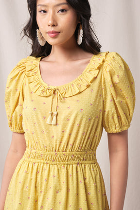 PAULITA Dress in Yellow Canang