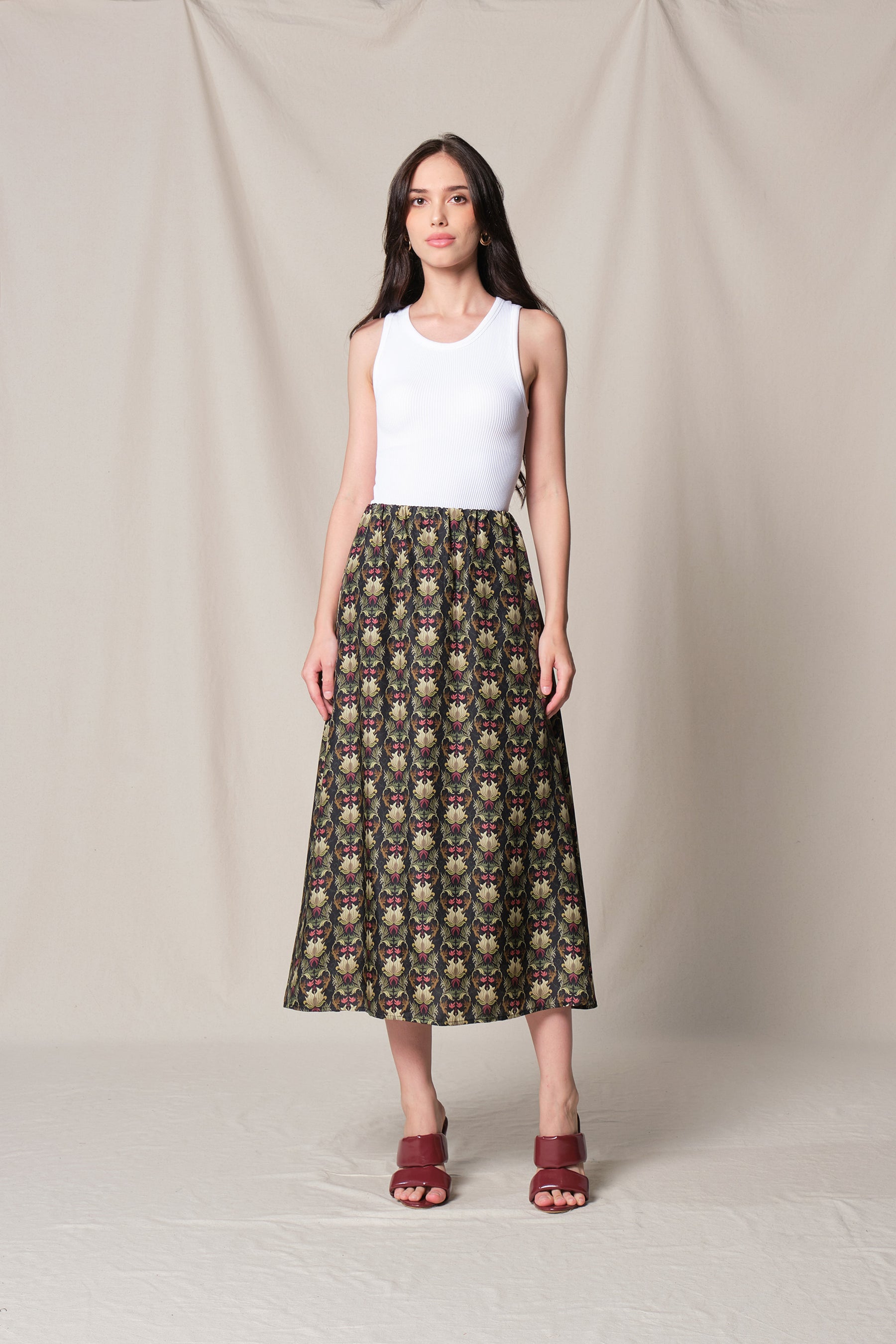 PIPPA Skirt in Black Sumpang