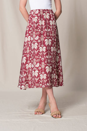 PIPPA Skirt in Red Colada