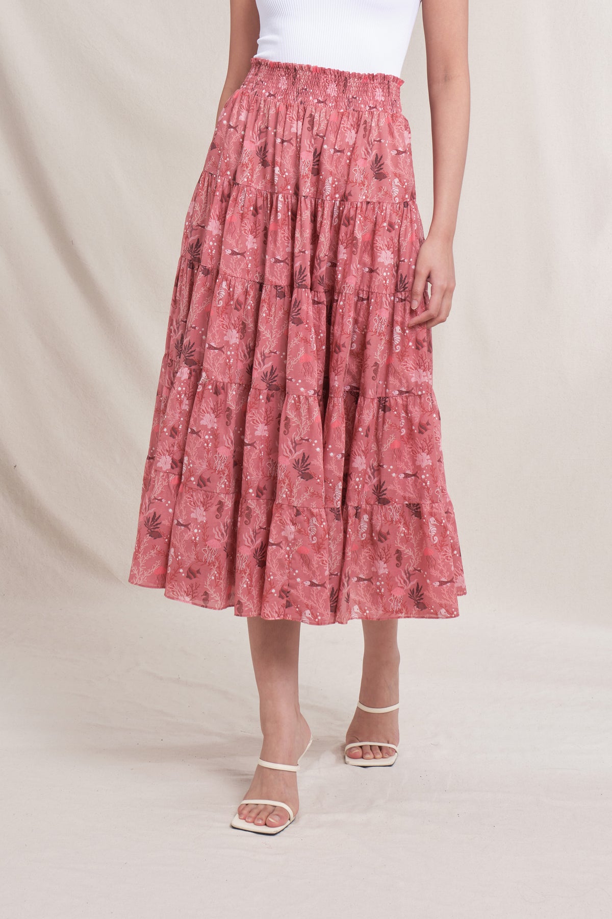POPPY Skirt in Pink Minanga