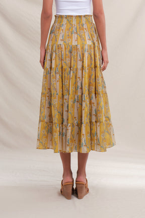 POPPY Skirt in Yellow Jalapa