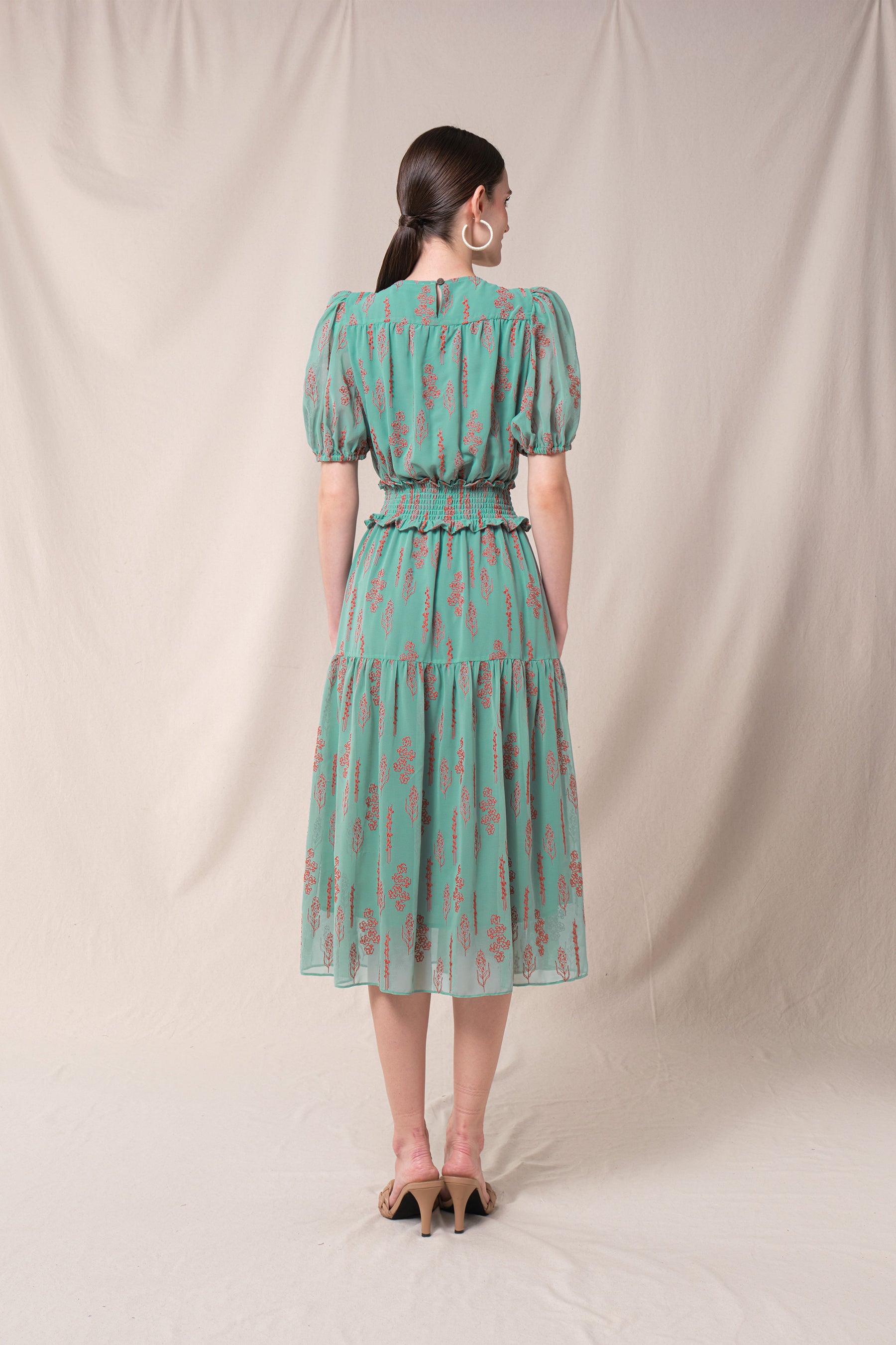 RANIA Dress in Blue Tulu