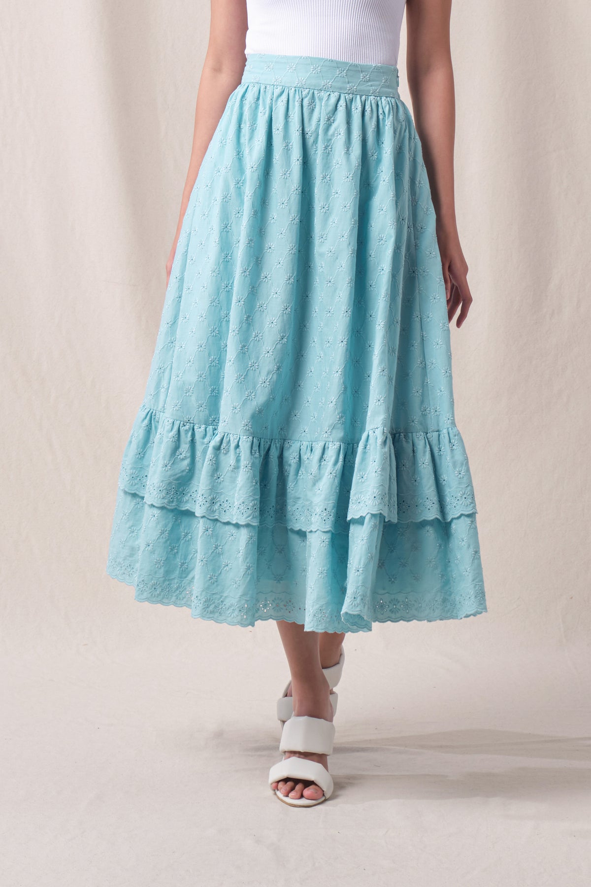 RENA Skirt in Blue Kamen