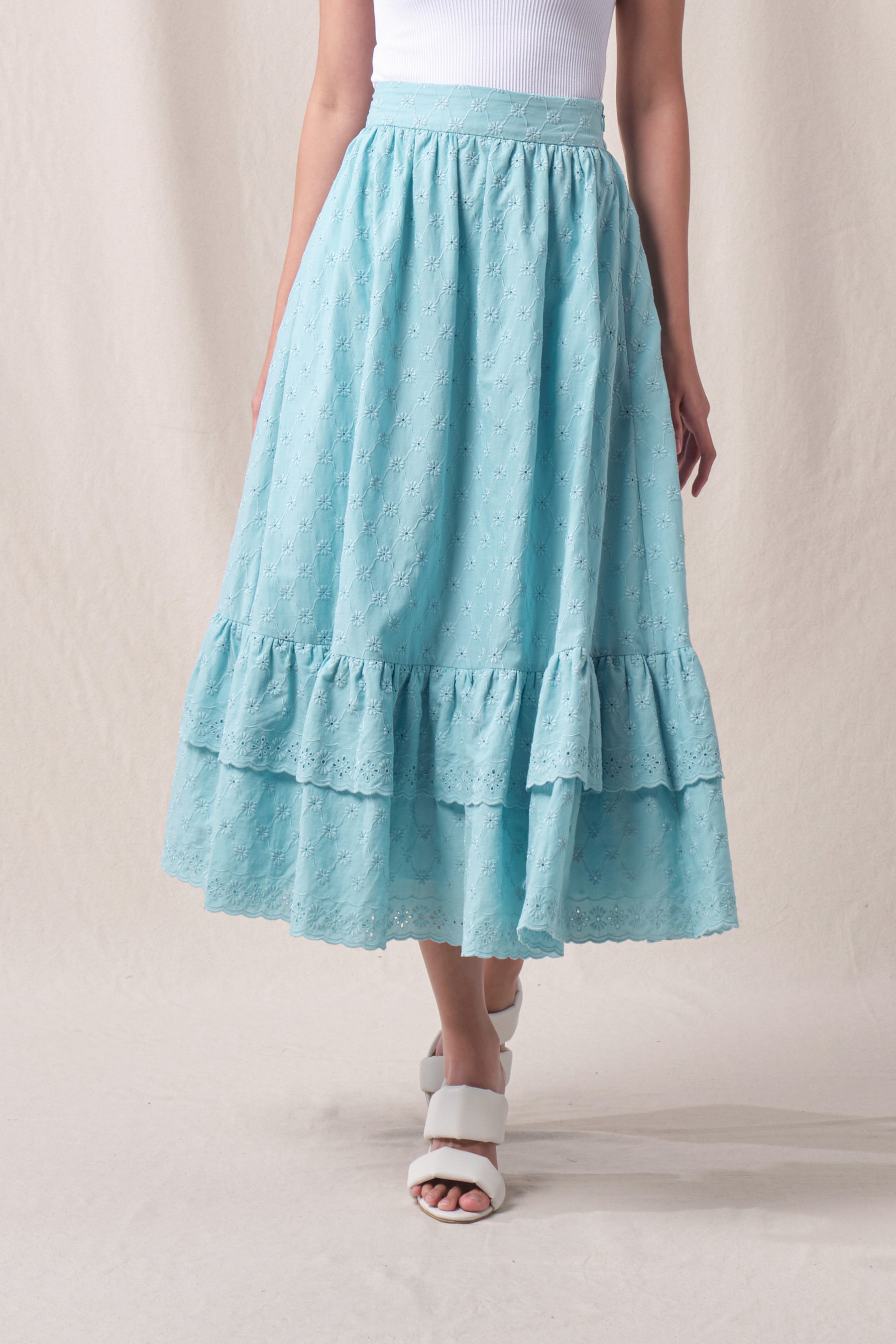 RENA Skirt in Blue Kamen