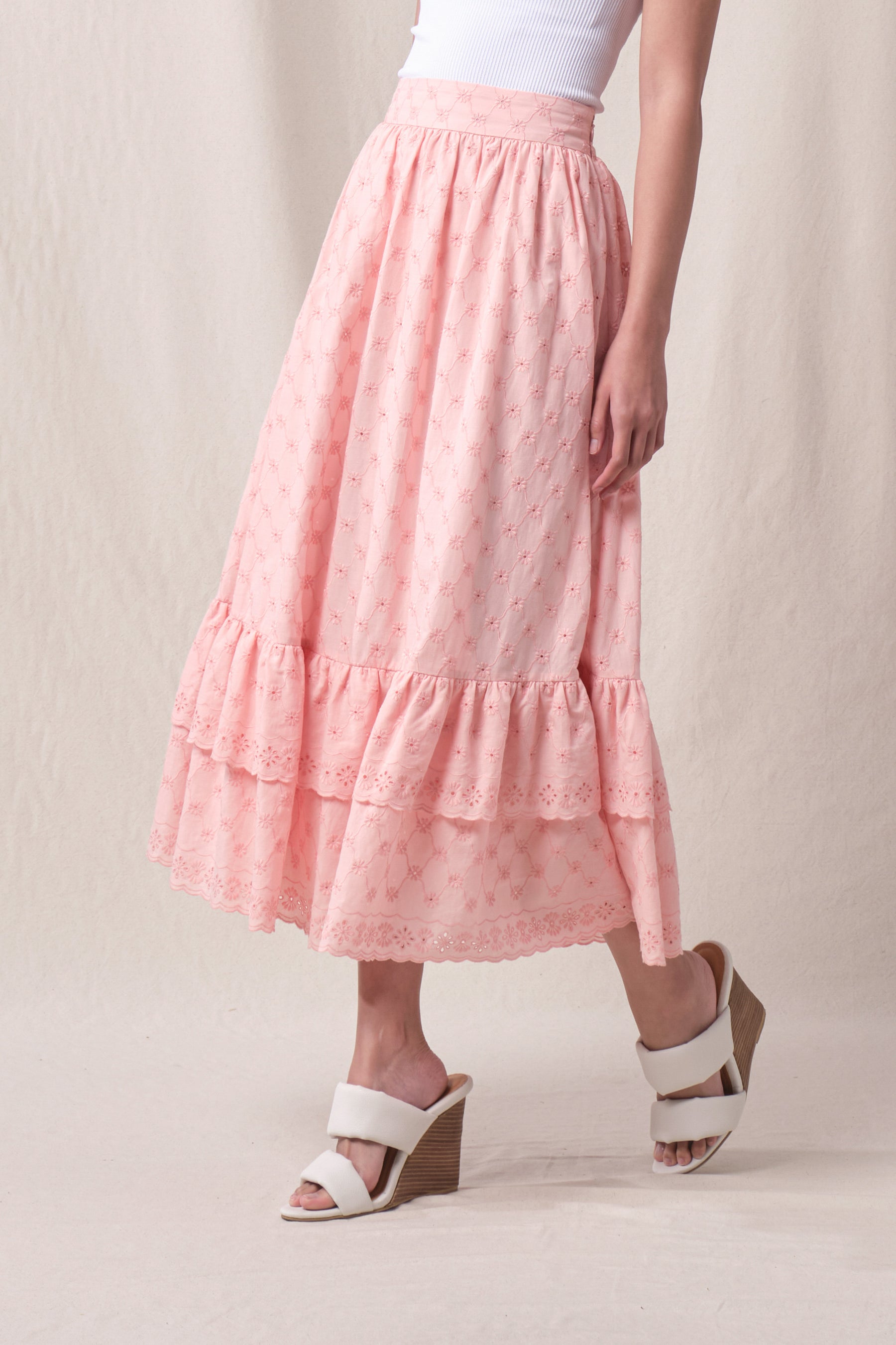 RENA Skirt in Pink Kamen