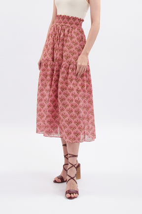 RIONA Skirt in Pink Kubah