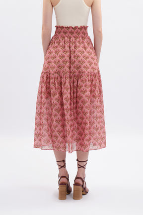 RIONA Skirt in Pink Kubah