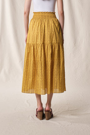 RIONA Skirt in Yellow Tebu
