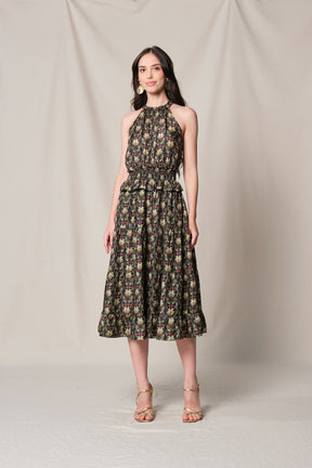 RISSA Dress in Black Sumpang