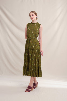 RORY Dress in Green Macca