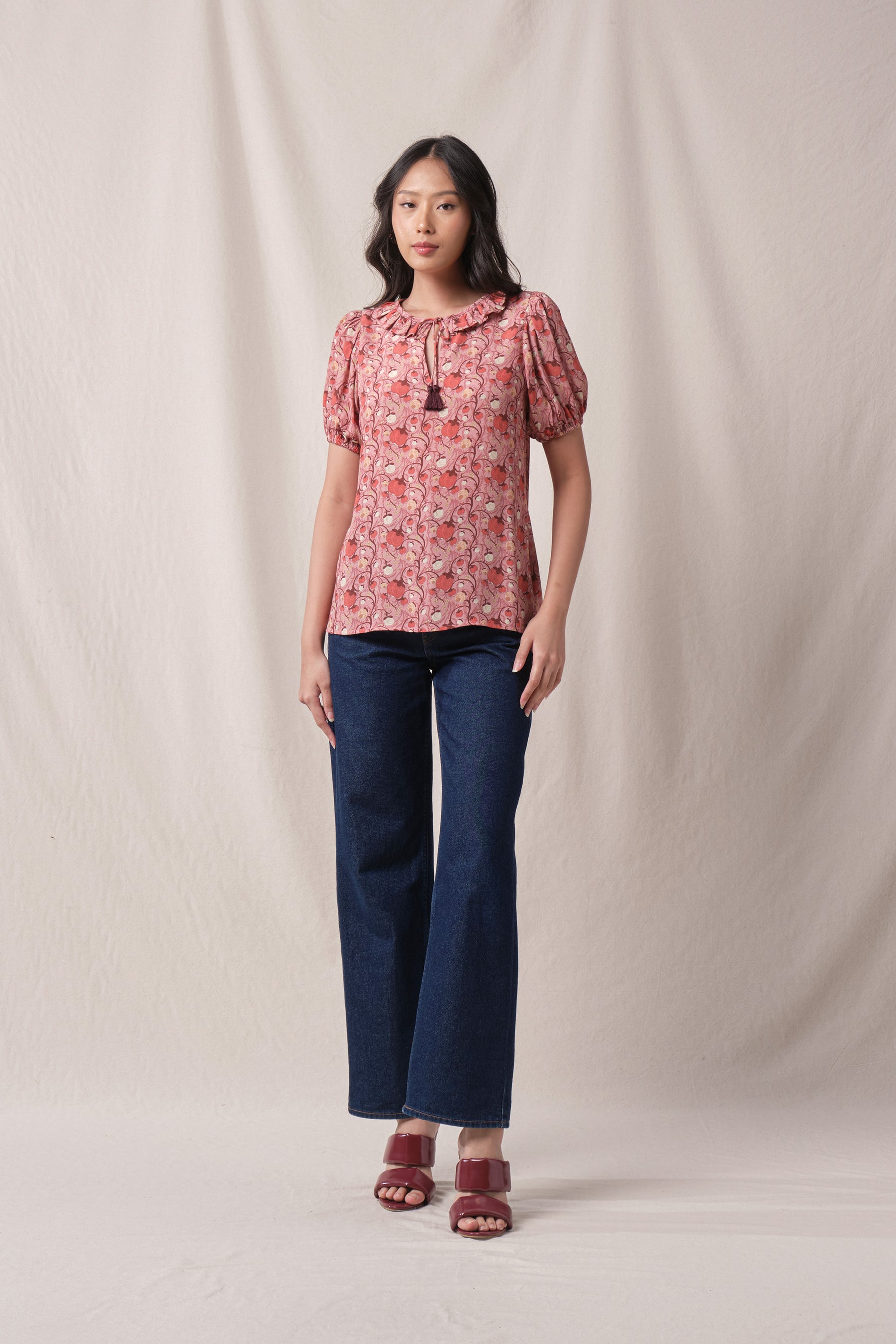 BUNDLING: Rosie Top In Manggis Pink and Taylor Skirt in Manggis Pink