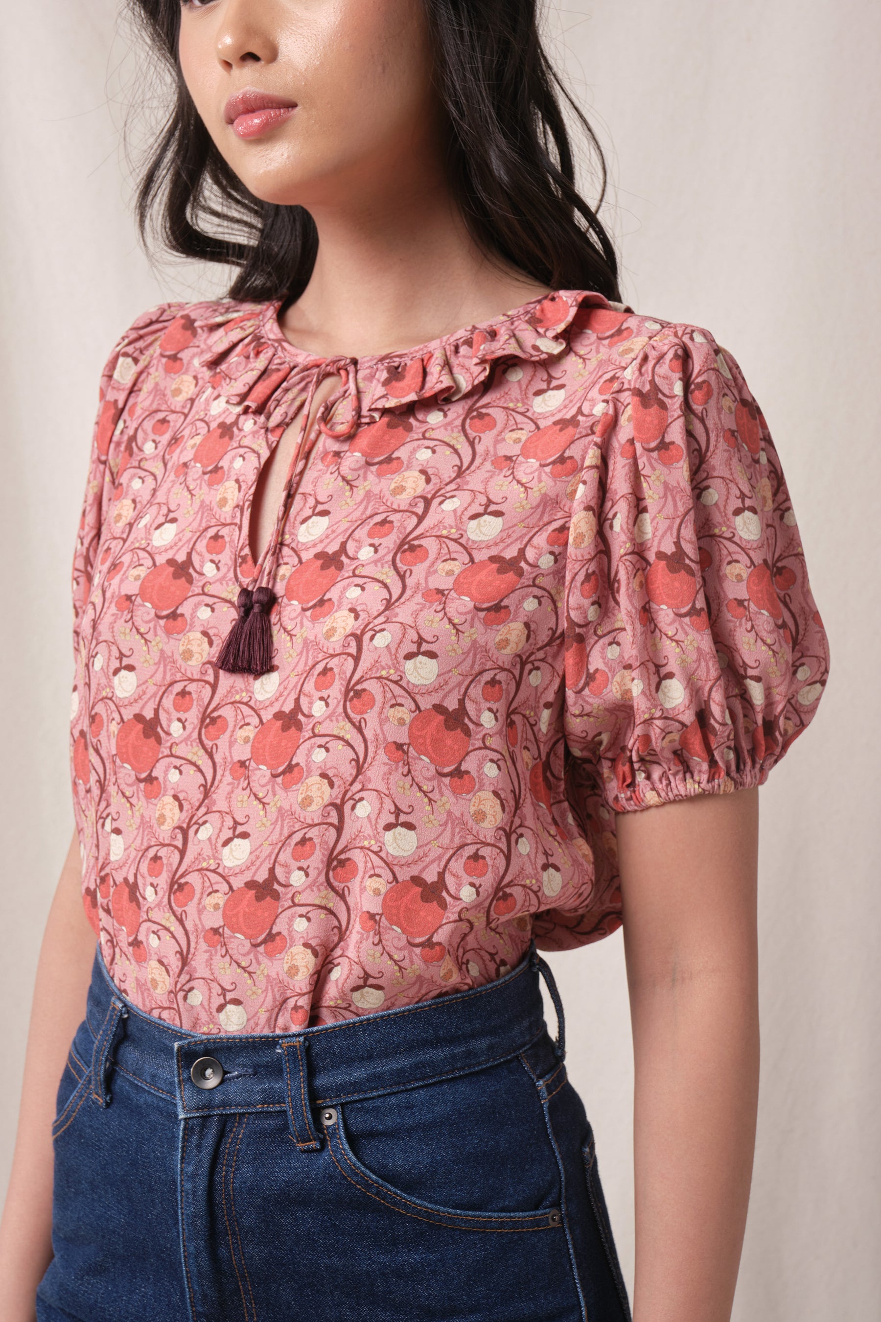 ROSIE Top in Pink Manggis
