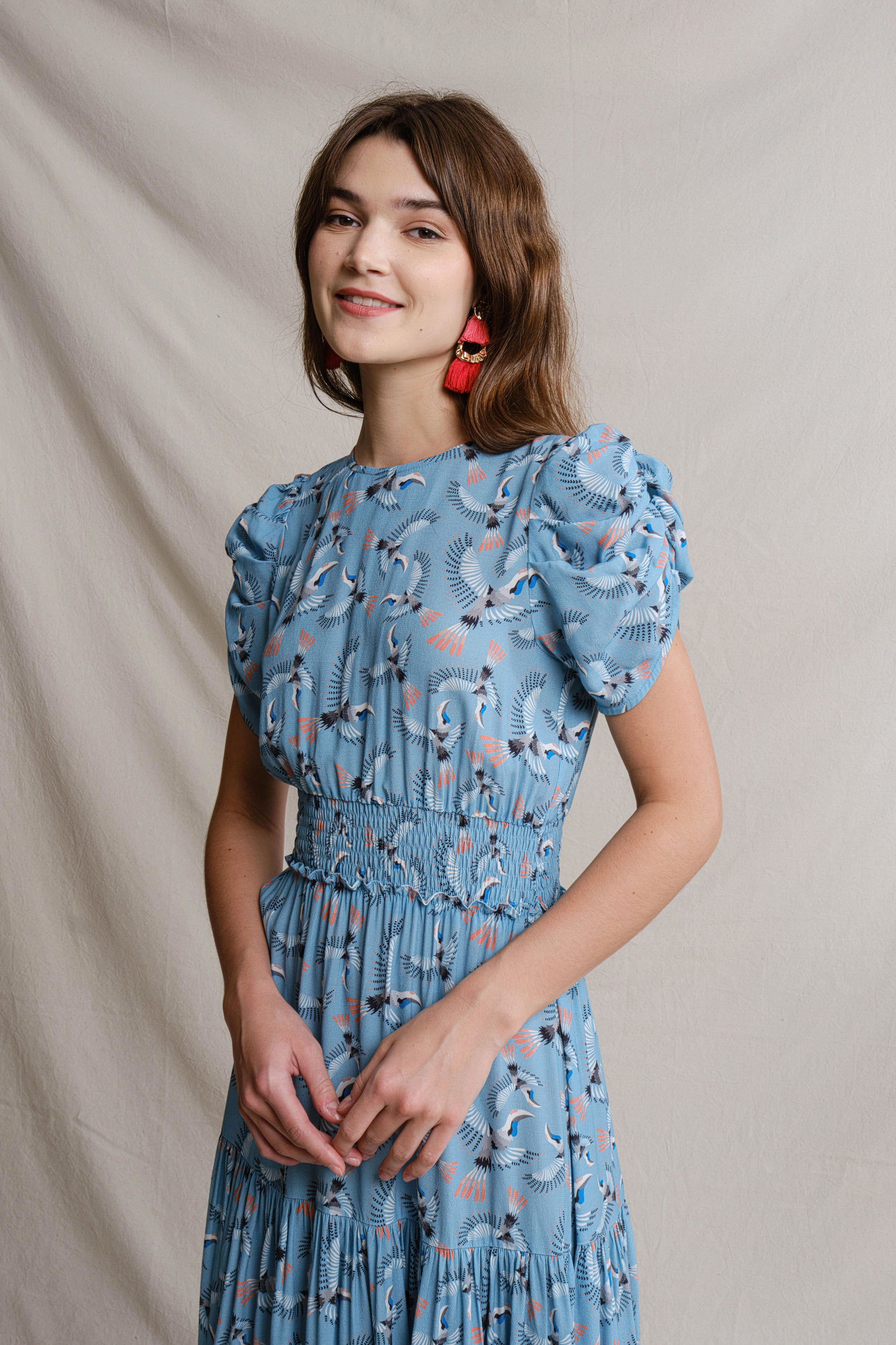 RUBY Dress in Blue Julang