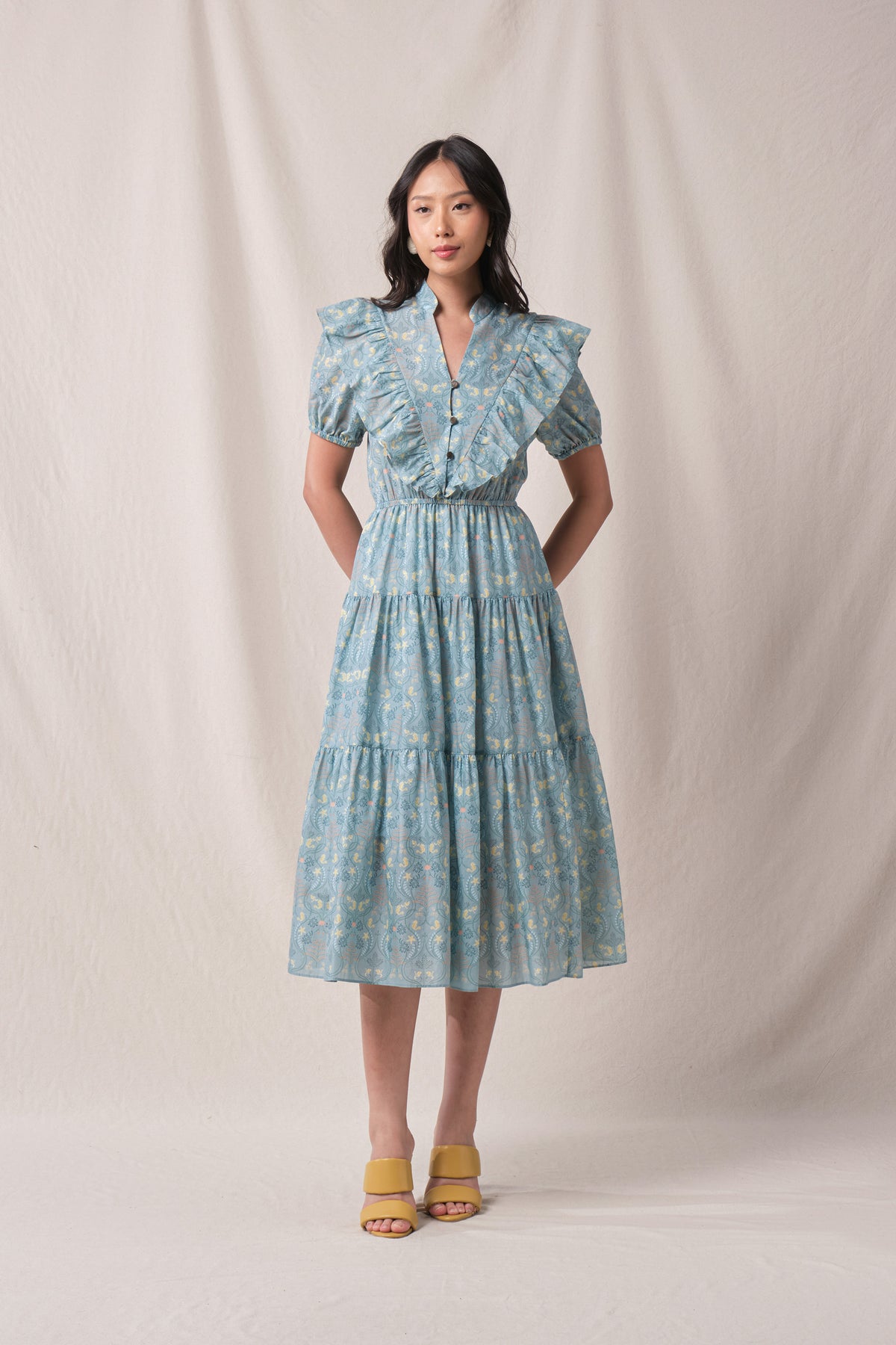 RUI Dress in Blue Segara