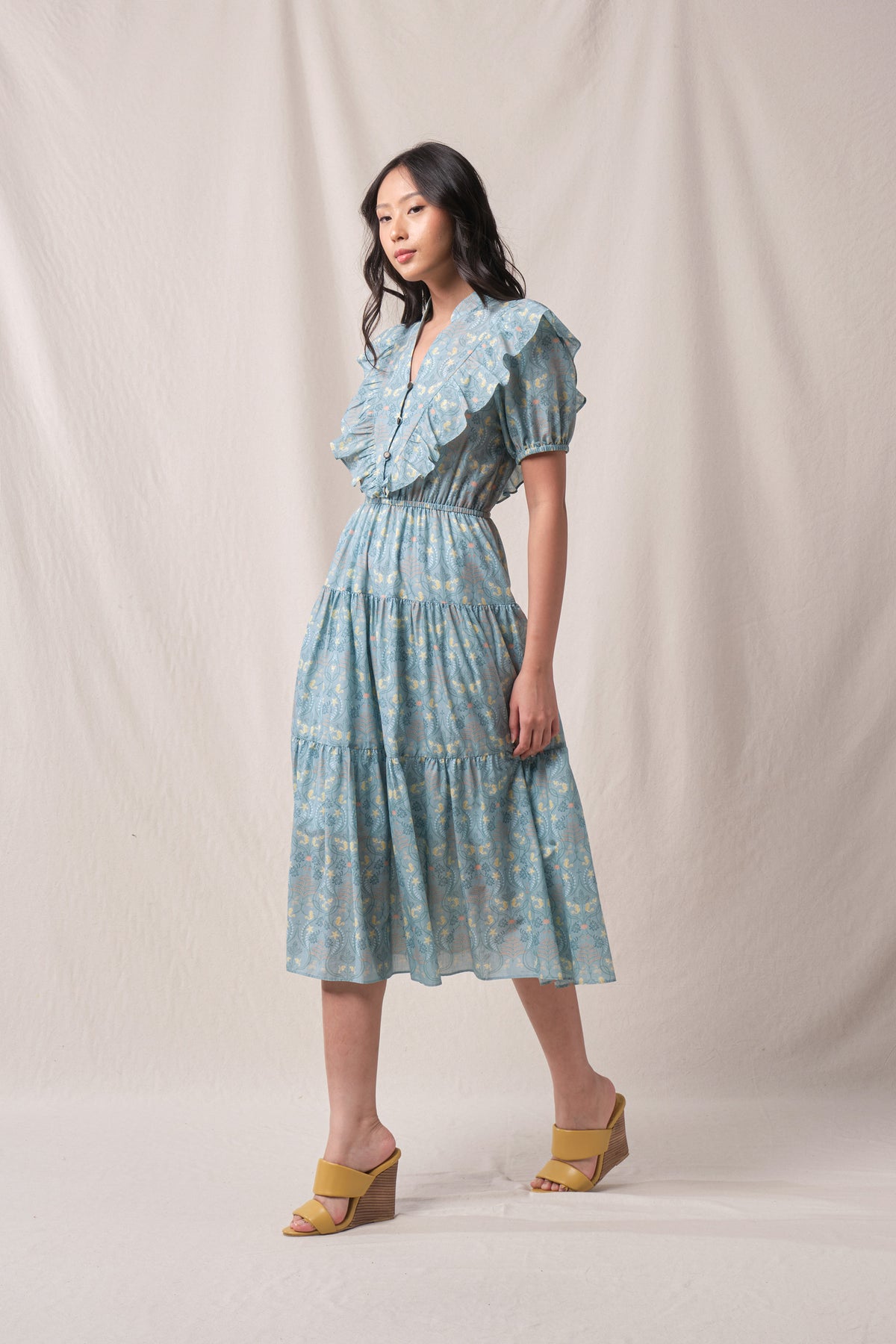 RUI Dress in Blue Segara