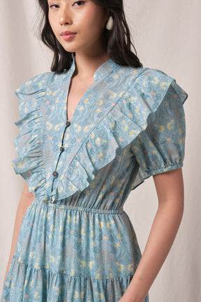 RUI Dress in Blue Segara