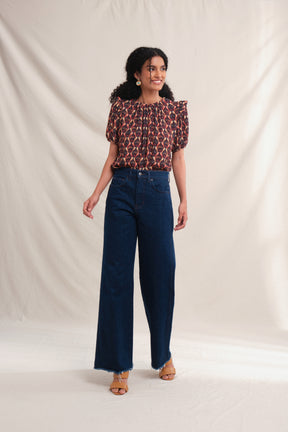 SAIA Top in Red Saeran