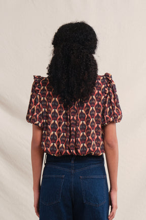 SAIA Top in Red Saeran