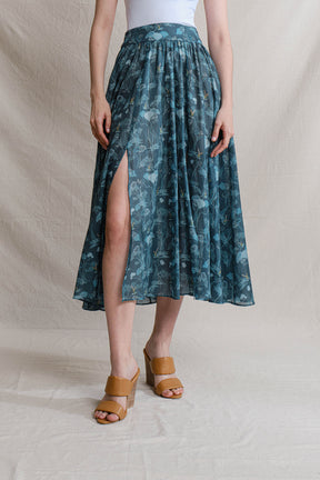 SALIMA Skirt in Blue Mangrove