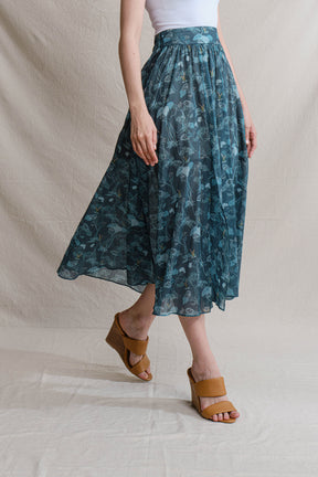 SALIMA Skirt in Blue Mangrove