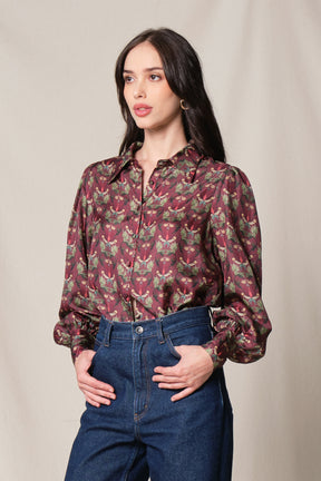 SALLY Top in Red Sumpang