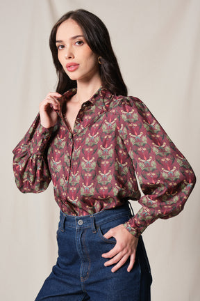 SALLY Top in Red Sumpang