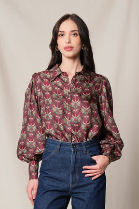 SALLY Top in Red Sumpang