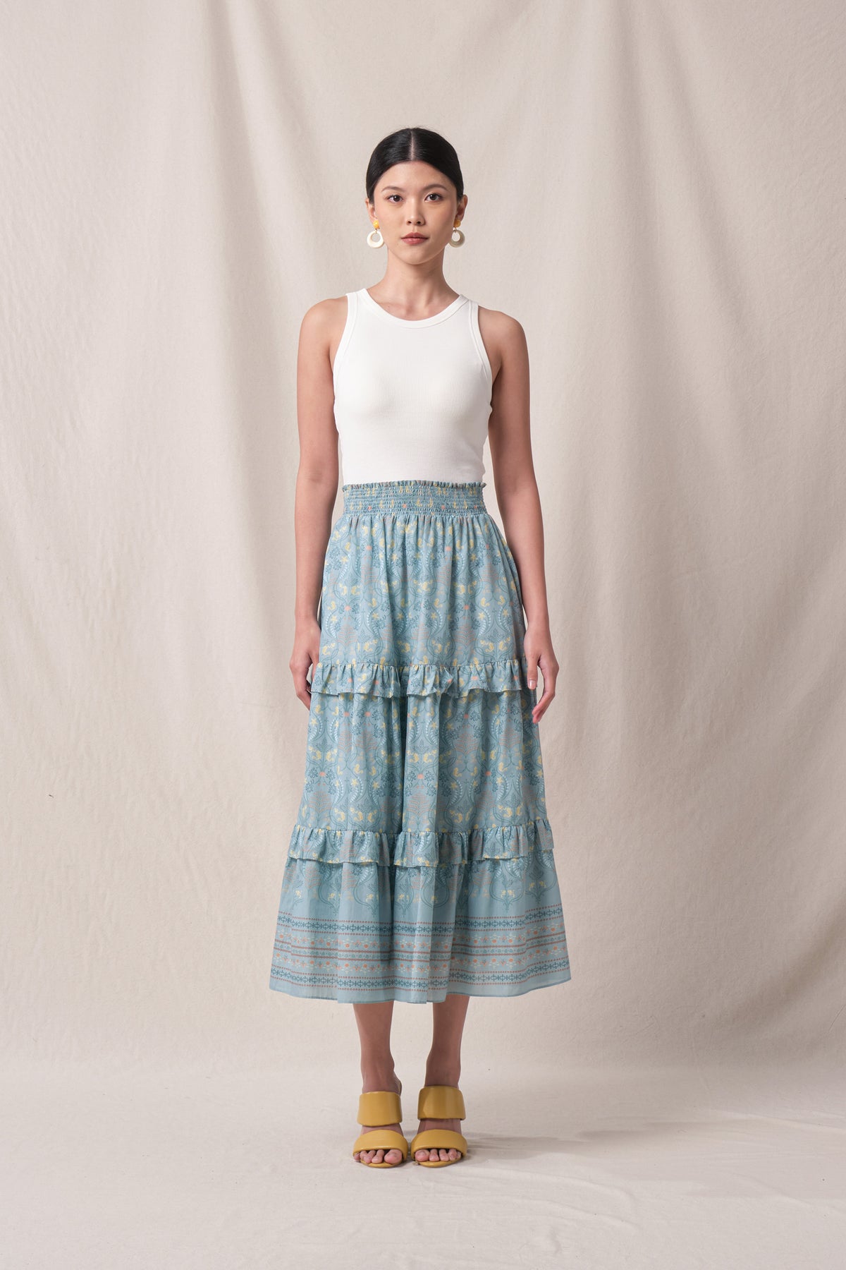 SANDY Skirt in Blue Segara