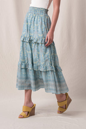 SANDY Skirt in Blue Segara